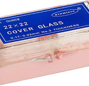 CUBRE OBJETOS DE 22 X 22 MM , P ONZA SENCILLO – 100 LAMINAS